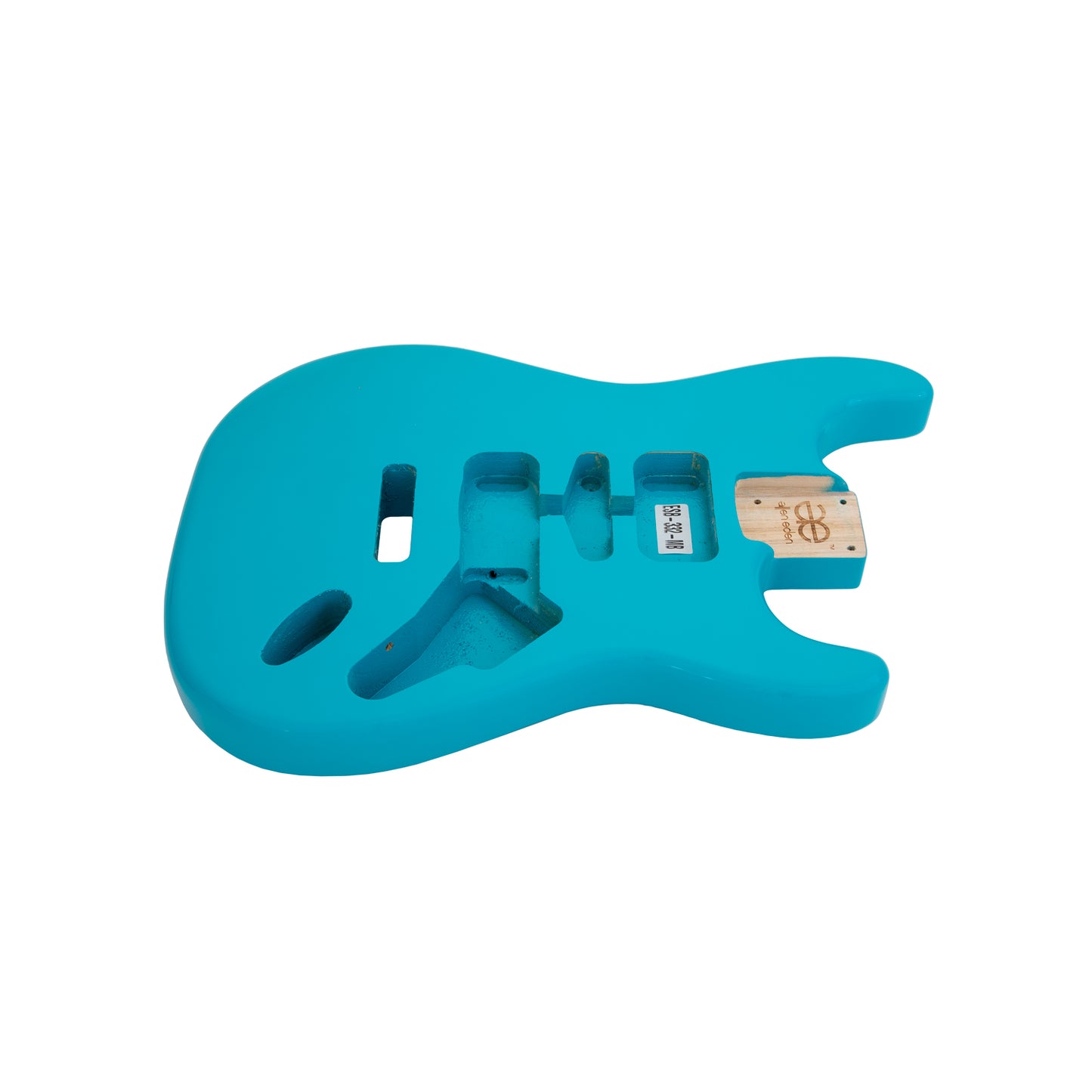 AE Guitars® S-Style Paulownia Replacement Guitar Body Miami Blue