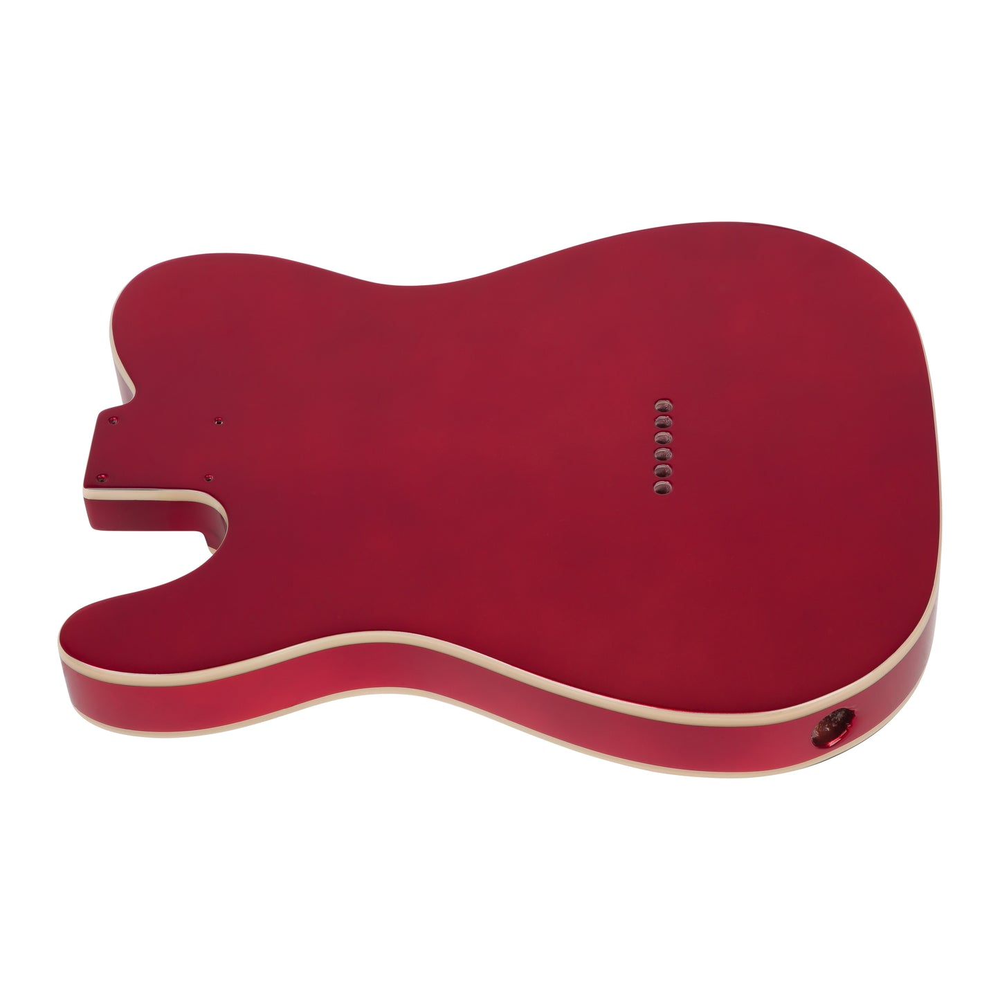 AE Guitars® T-Style Alder Replacement Guitar Body Metallic Red with Binding