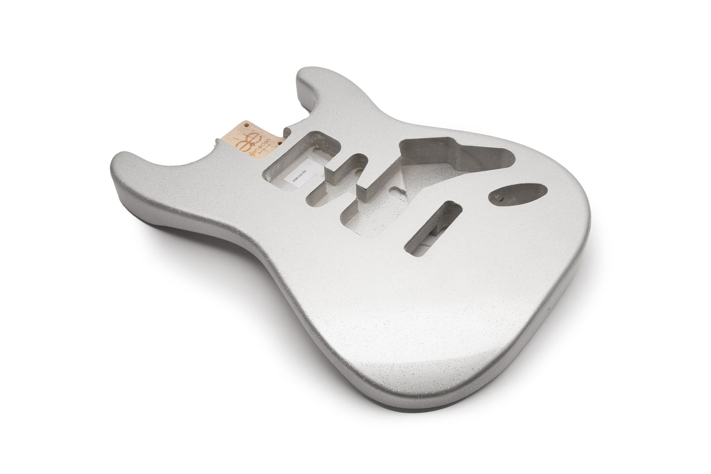 AE Guitars® S-Style Paulownia Replacement Guitar Body Silver Flake