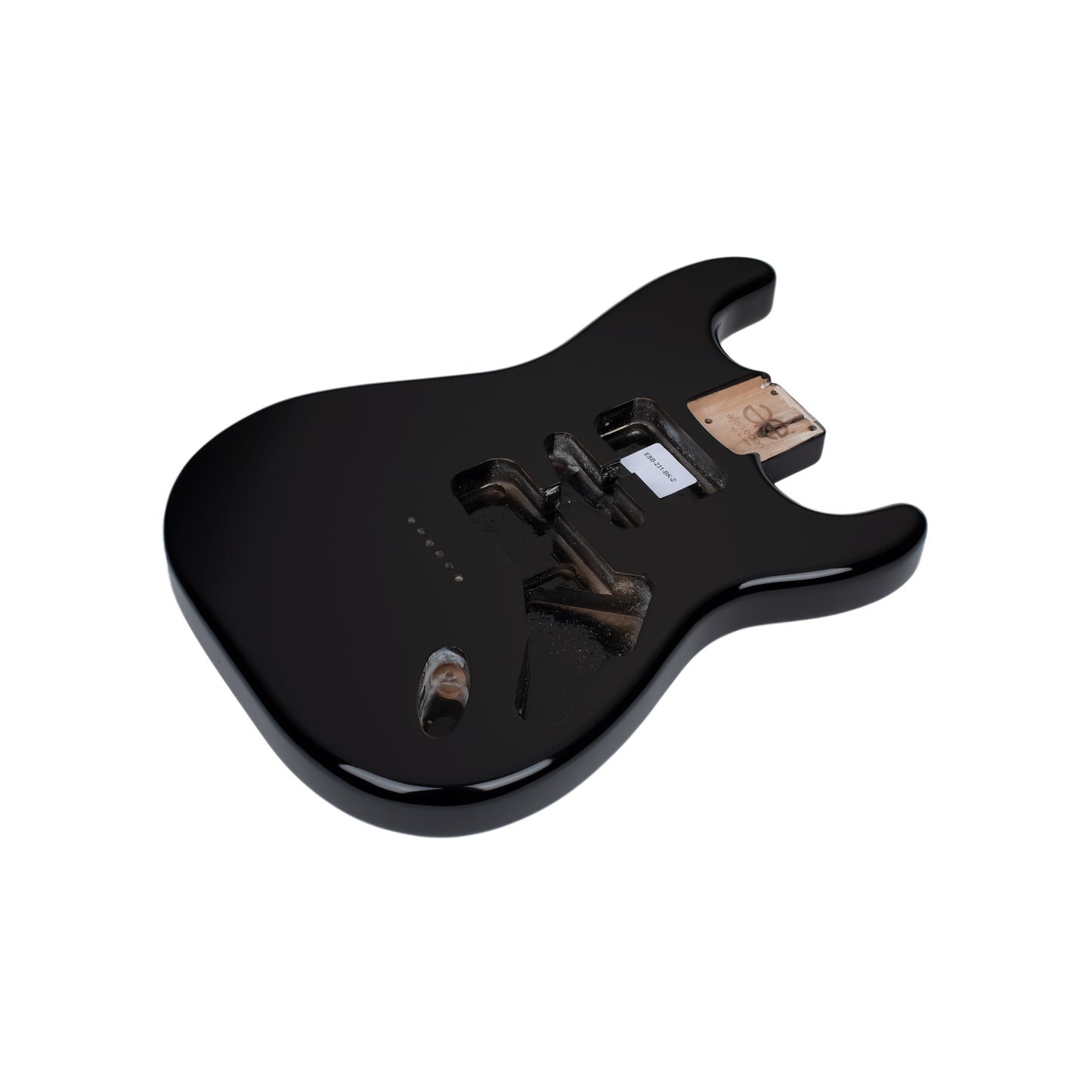 AE Guitars® S-Style Alder Replacement Guitar Body Black