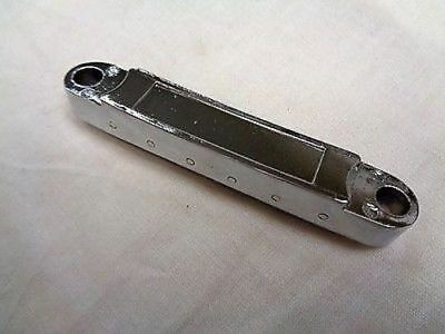 Chrome Bridge with black pole pieces for Electric Guitar