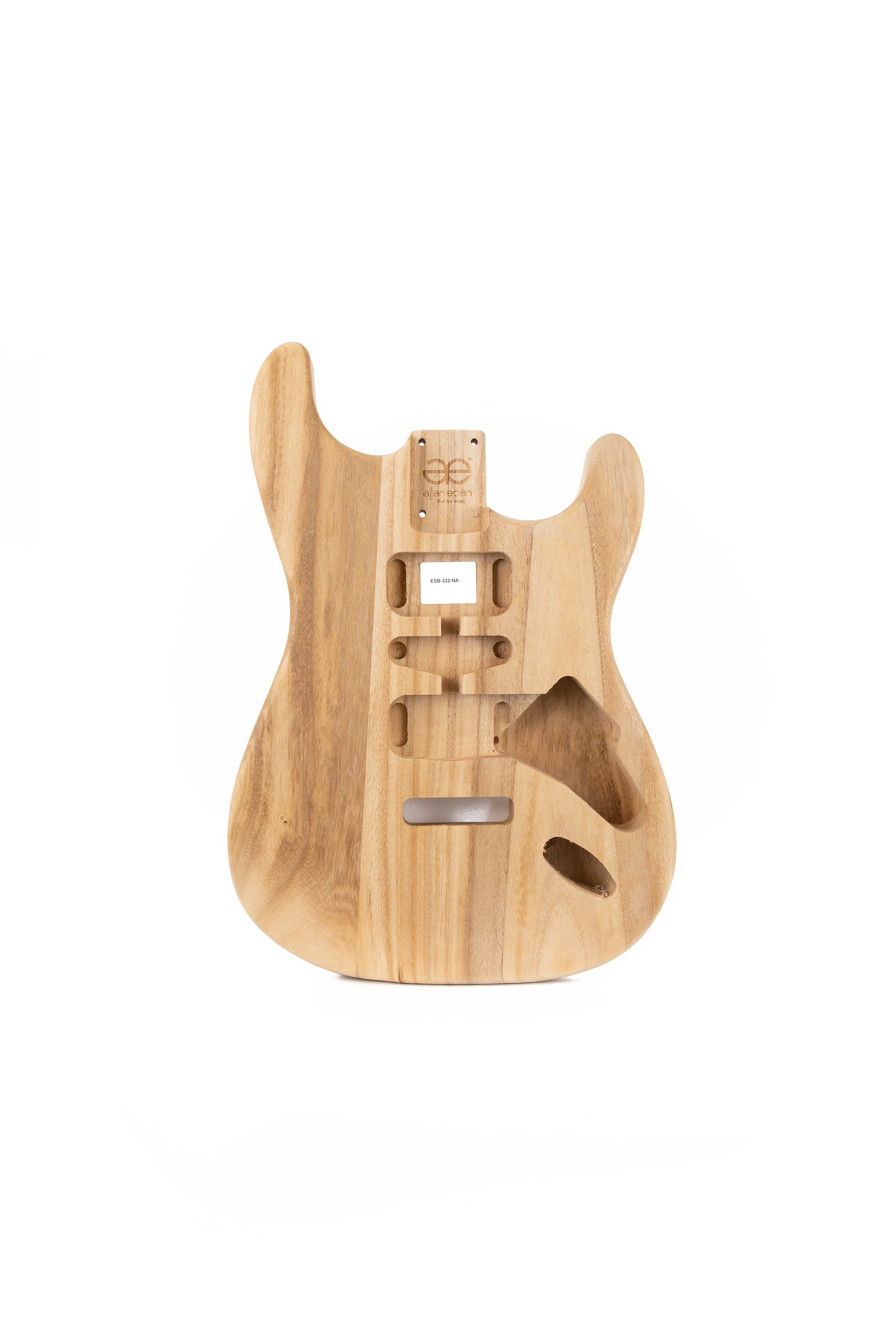 AE Guitars® S-Style Paulownia Replacement Guitar Body Natural