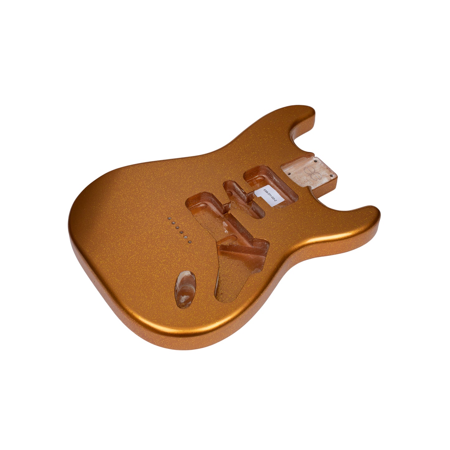 AE Guitars® S-Style Alder Replacement Guitar Body Gold Flake