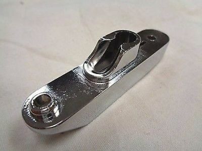 Chrome Adjustable Modern Bass Guitar Bridge Tailpiece