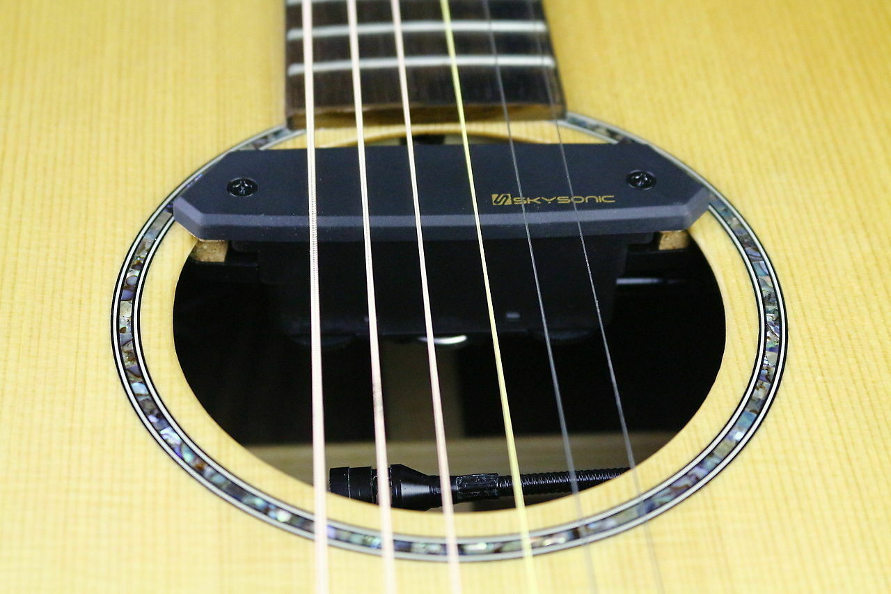 Skysonic Acoustic Guitar Soundhole Pickup T-902 with Microphone