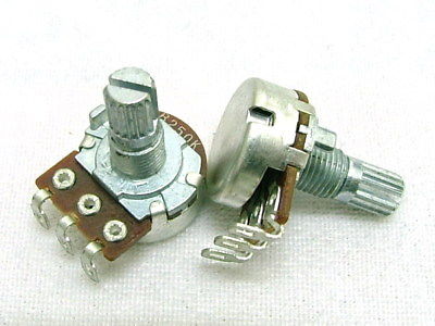 B250K Linear Potentiometer | Volume/Tone Control | Short Shaft | Guitar Parts
