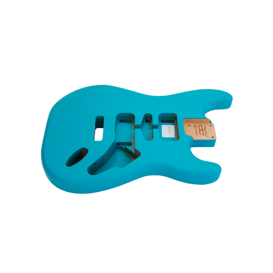 AE Guitars® S-Style Alder Replacement Guitar Body Miami Blue