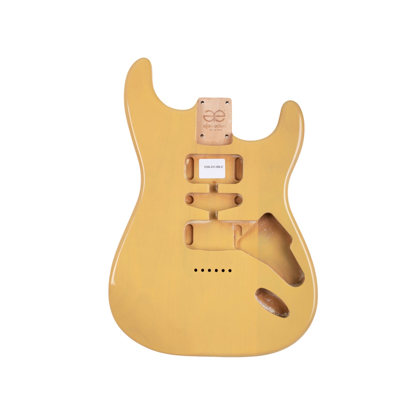 AE Guitars® S-Style Alder Replacement Guitar Body Butterscotch Blonde