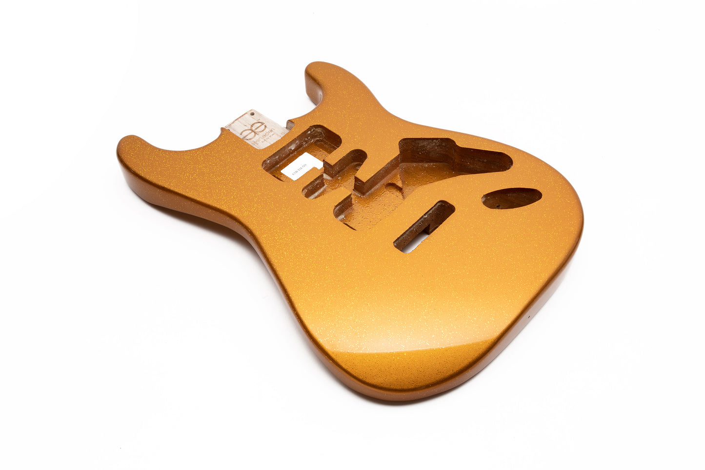 AE Guitars® S-Style Paulownia Replacement Guitar Body Gold Flake