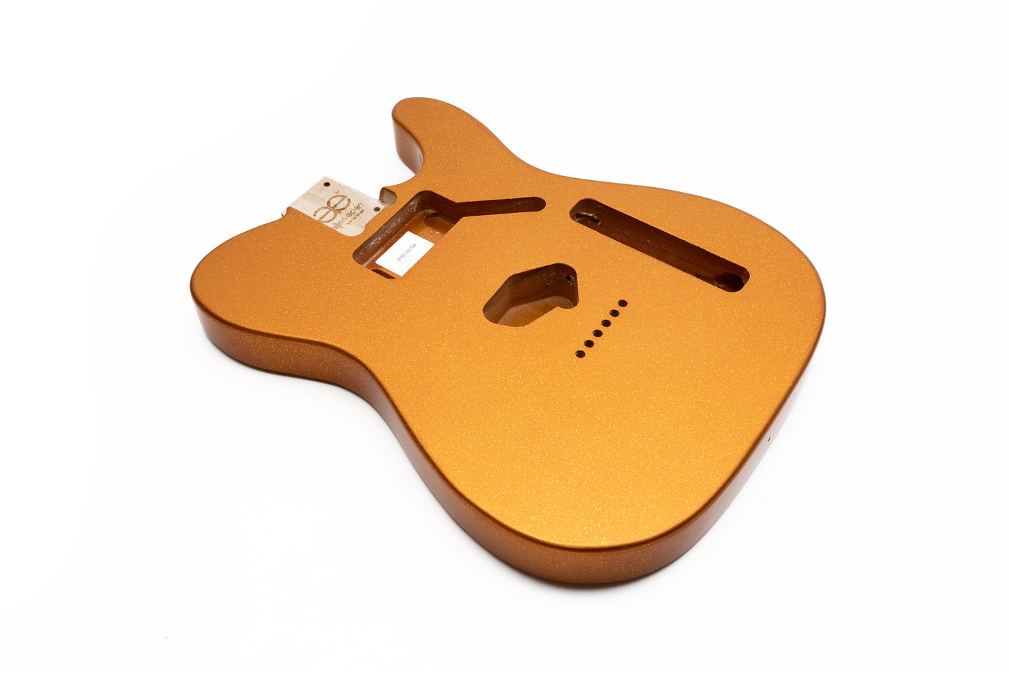 AE Guitars® T-Style Paulownia Replacement Guitar Body Gold Flake
