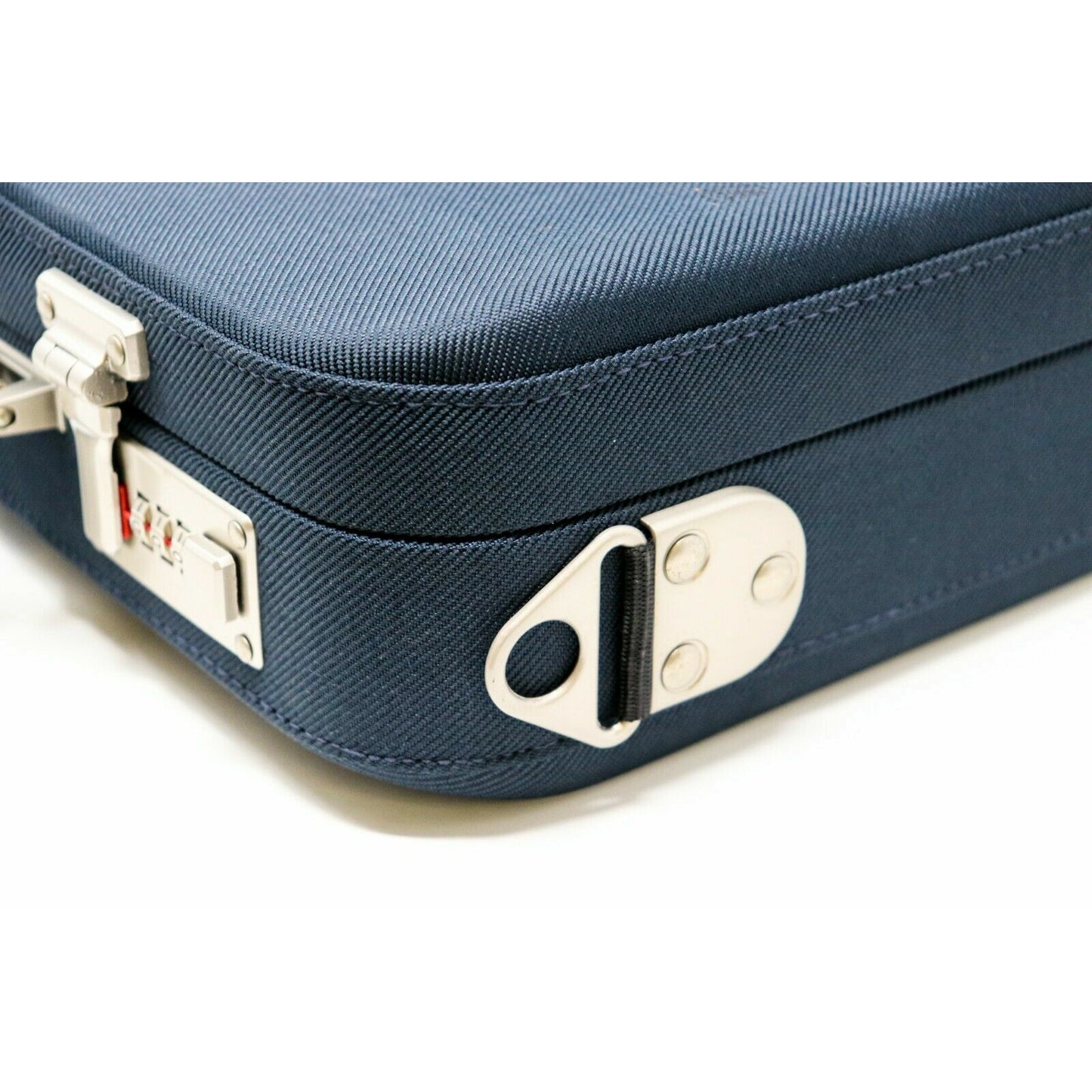 4 Microphone Carrying Case Mic Instrument Storage Portable Flight Box Blue Color