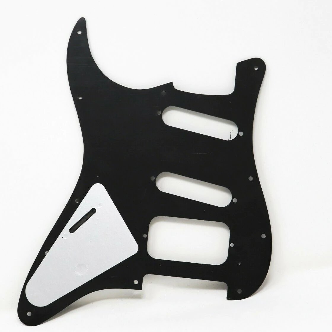 Jake E Lee Style Black Pickguard for S-Style Guitar SSH