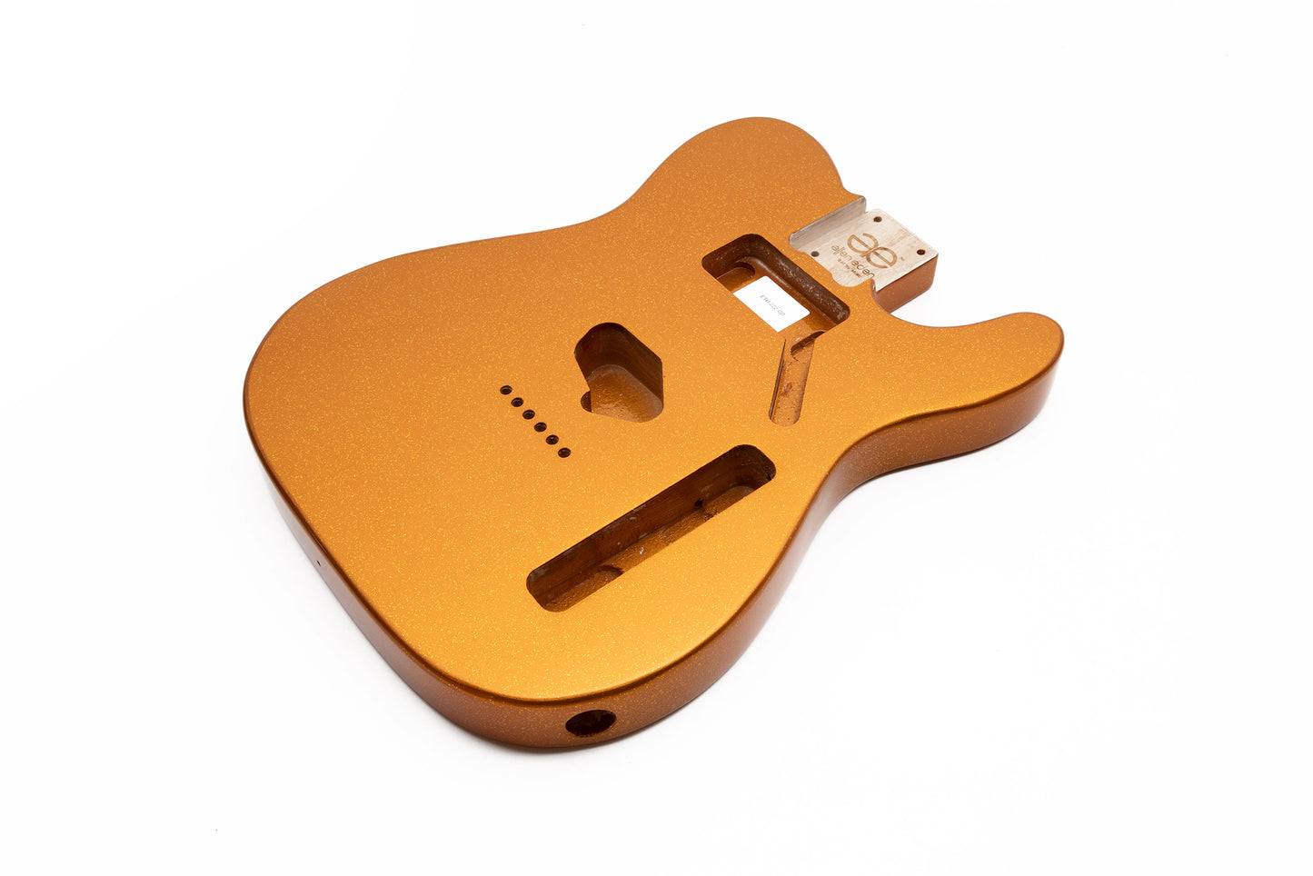 AE Guitars® T-Style Paulownia Replacement Guitar Body Gold Flake