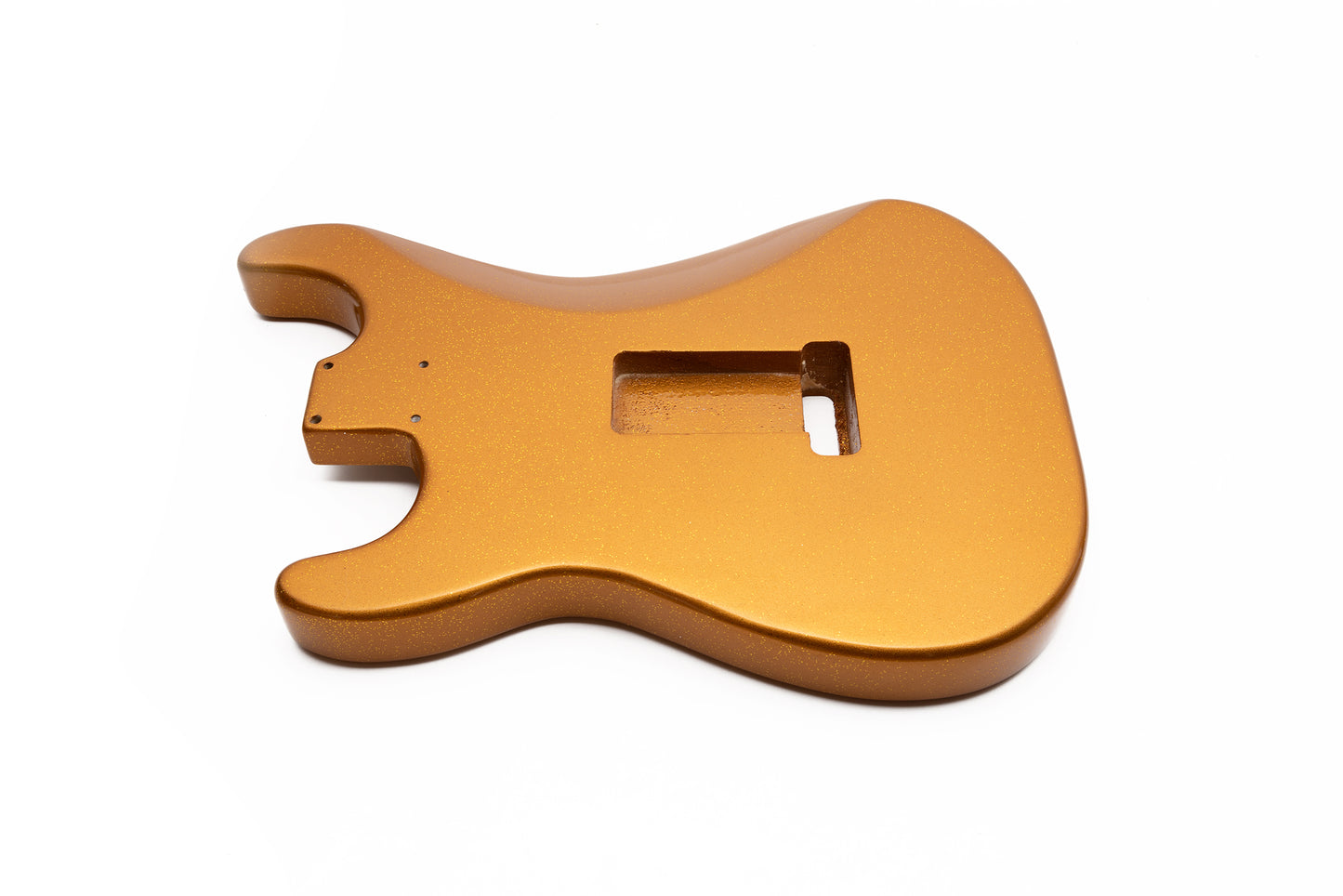 AE Guitars® S-Style Paulownia Replacement Guitar Body Gold Flake