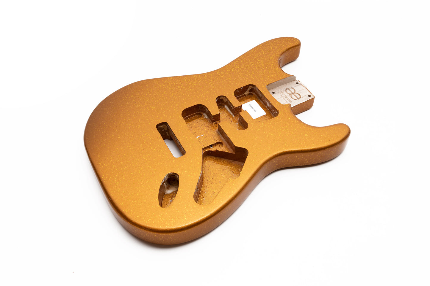 AE Guitars® S-Style Paulownia Replacement Guitar Body Gold Flake