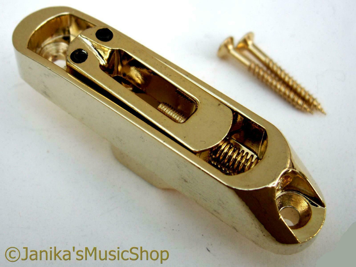 Single Gold Bass Bridge Saddle String Anchor Top Loaded