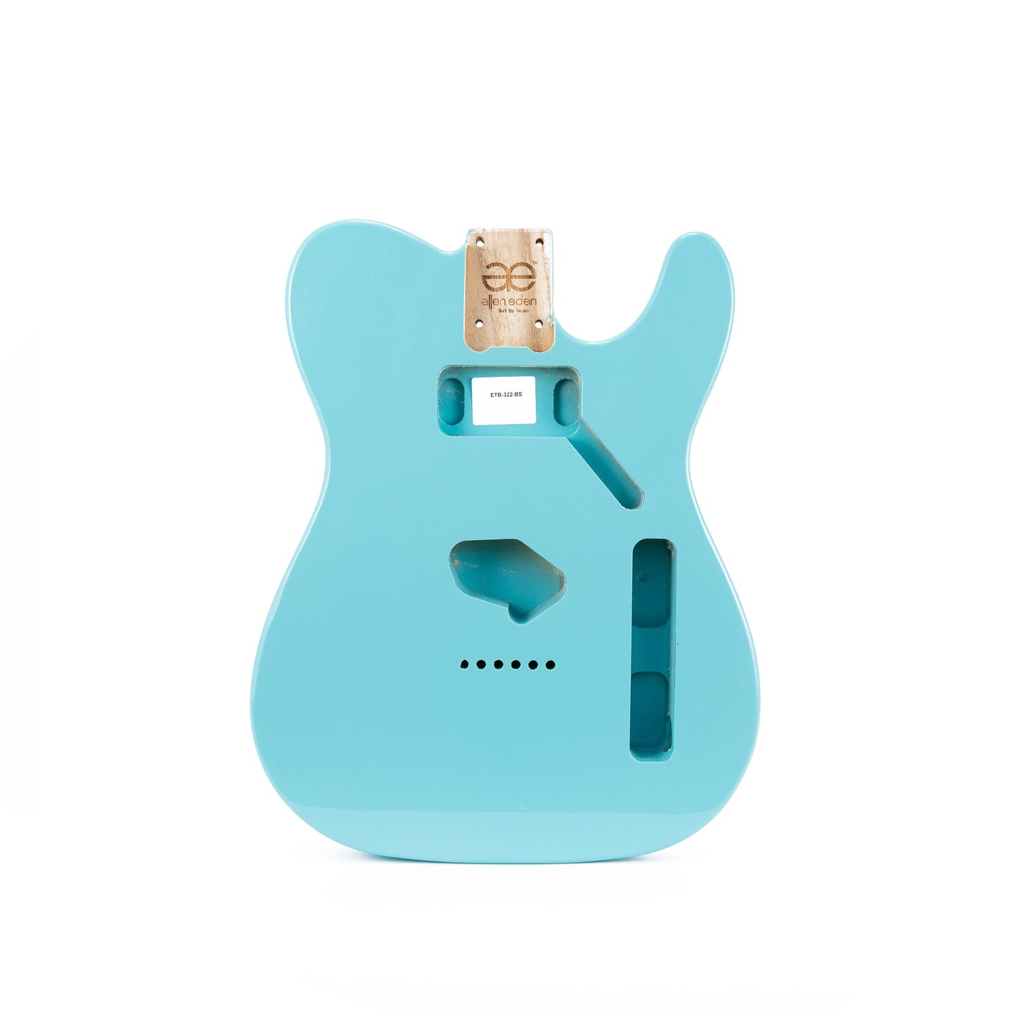 AE Guitars® T-Style Paulownia Replacement Guitar Body Sonic Blue