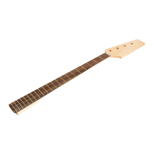 AE Guitars® Medium Scale Bass Neck Rosewood No Inlay