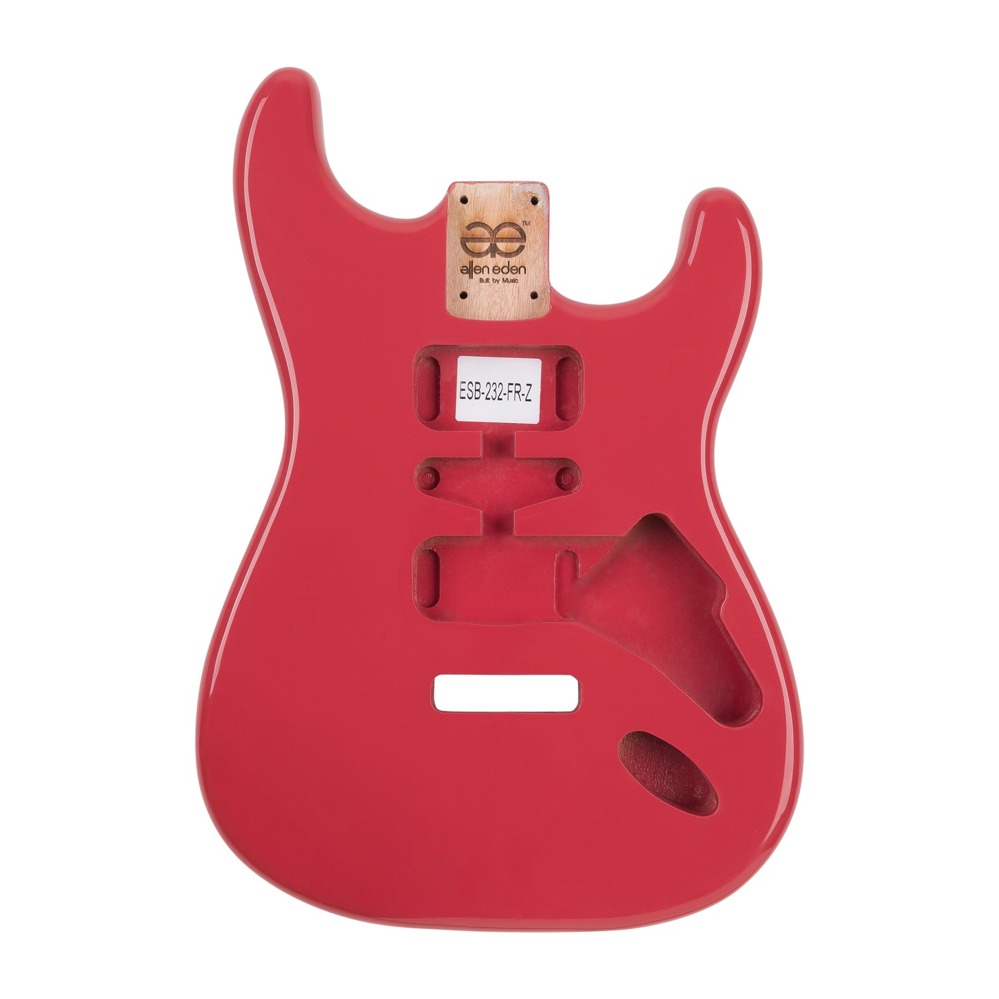 AE Guitars® S-Style Alder Replacement Guitar Body Fire Engine Red