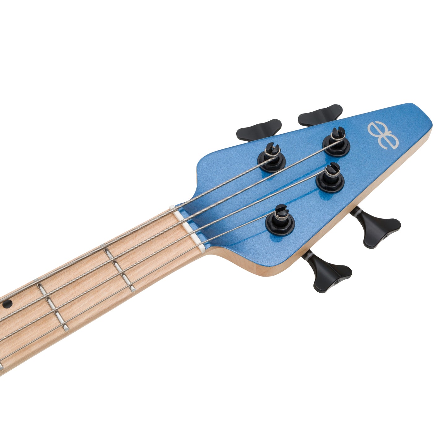 Allen Eden Guitars Nova IV Electric Bass Guitar Midnight Blue