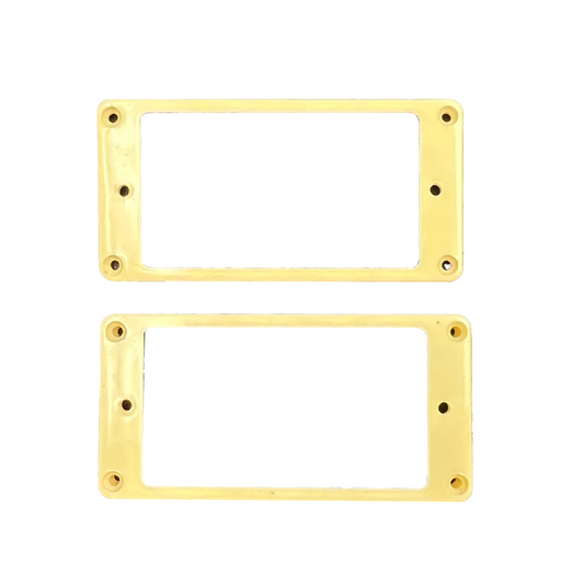 Cream Curved Humbucking Pickup Ring Set