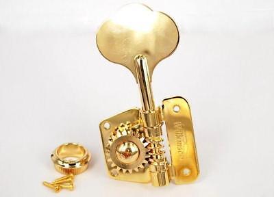 Wilkinson Open Frame Bass Tuner Tuning Peg Gold  Left Handed