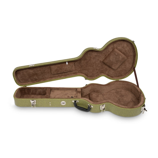 Allen Eden Alligator Skin Hardshell Guitar Case for Arch Top Les Paul Styles