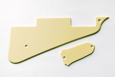 Les Paul Cream 1-Ply Pickguard /Truss Rod set