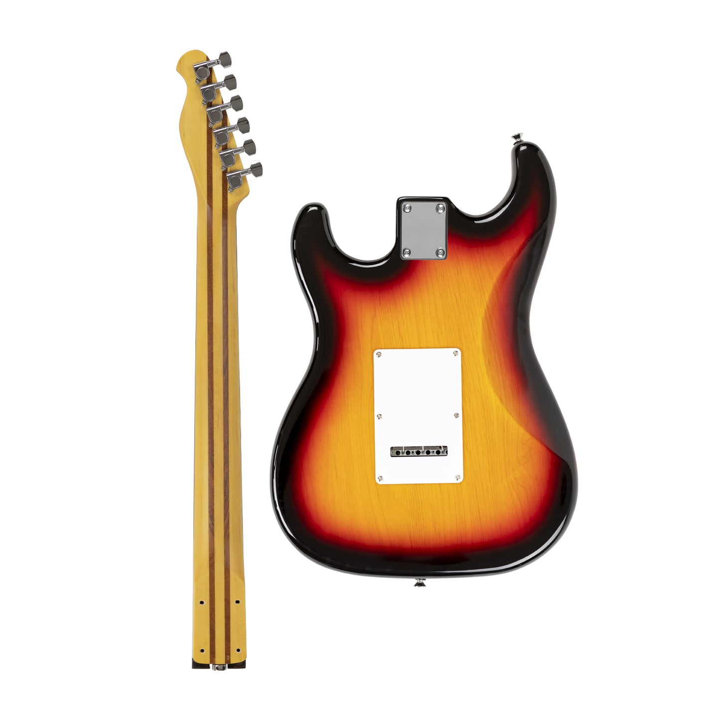 AE Guitars® Build Series Sepulveda Standard 3-Tone Sunburst (Rosewood Neck) Guitar Kit