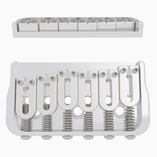 Hipshot® 6 String Fixed Guitar Bridge Modern Spacing