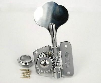 Wilkinson Open Frame Bass Tuner Tuning Peg Chrome Lefty