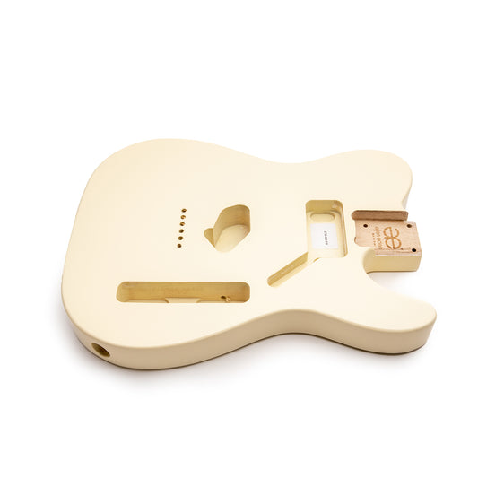 AE Guitars® T-Style Paulownia Replacement Guitar Body Vintage White