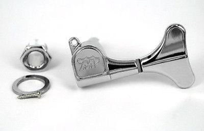 Chrome Die-Cast Bass Tuners Machine Head Tuning Peg Reverse