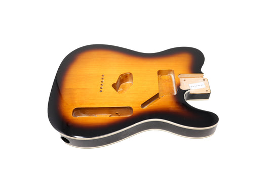 AE Guitars® T-Style Alder Replacement Guitar Body Sunburst with Binding