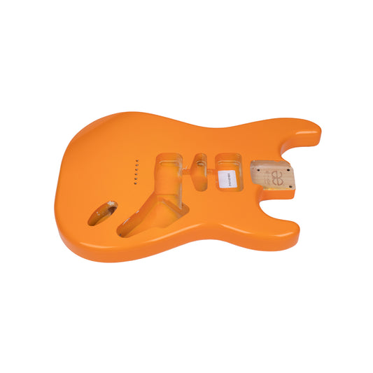 AE Guitars® S-Style Alder Replacement Guitar Body Capri Orange