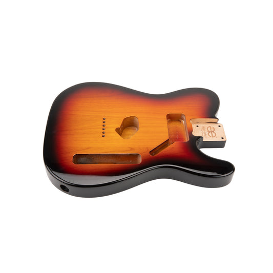 AE Guitars® T-Style Alder Replacement Guitar Body Nitro Base Sunburst