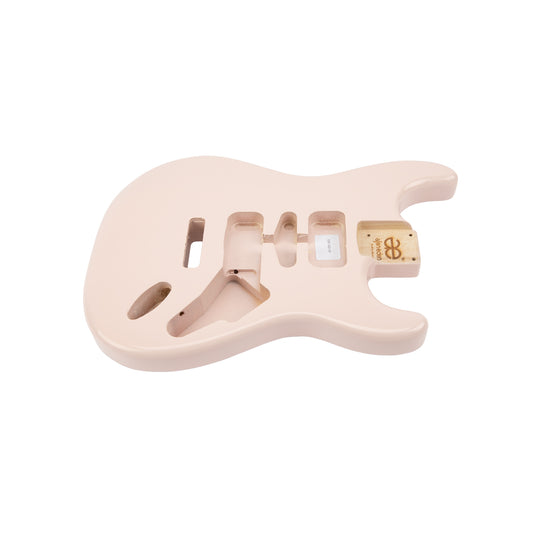 AE Guitars® S-Style Paulownia Replacement Guitar Body Shell Pink