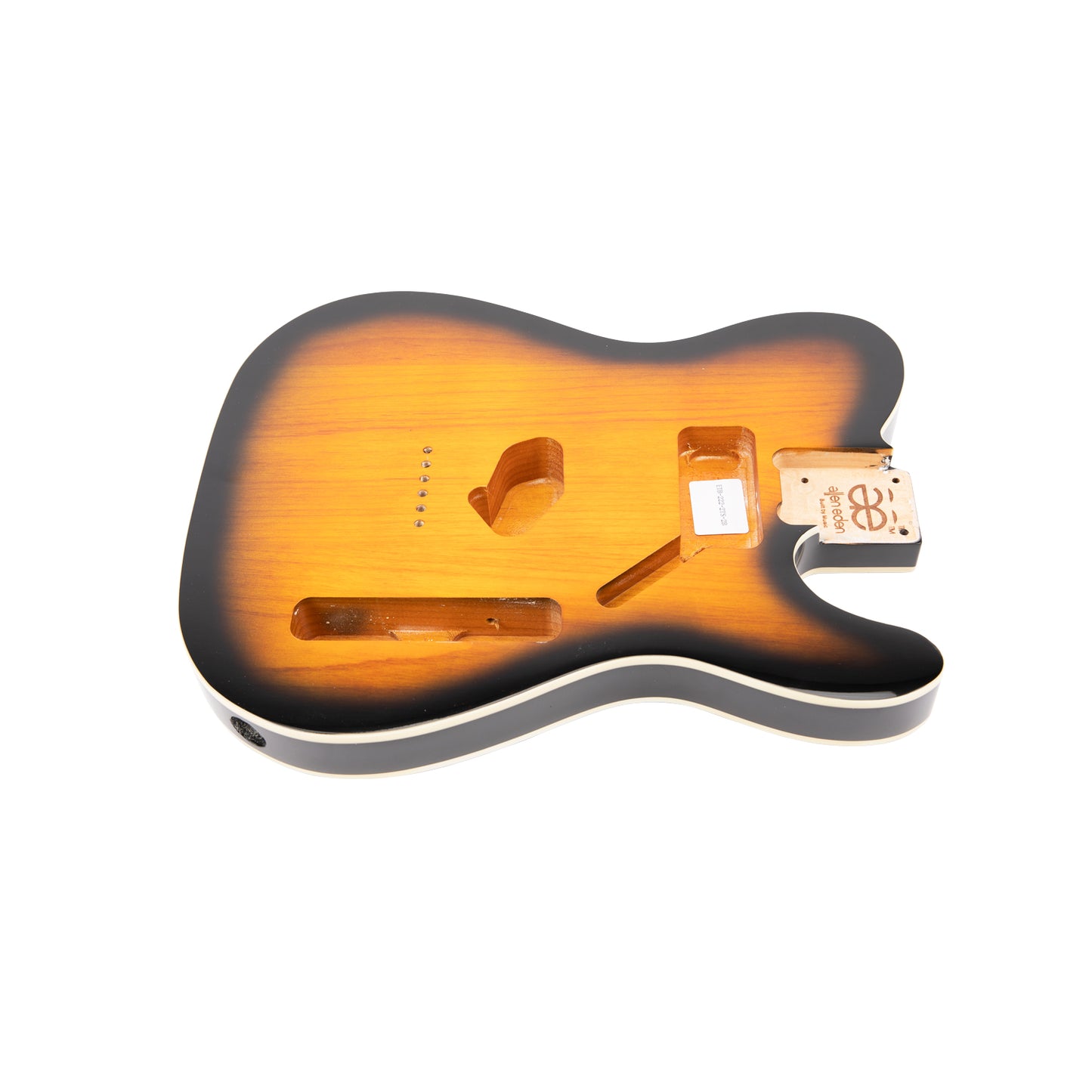 AE Guitars® T-Style Alder Replacement Guitar Body 2 Tone Sunburst with Binding