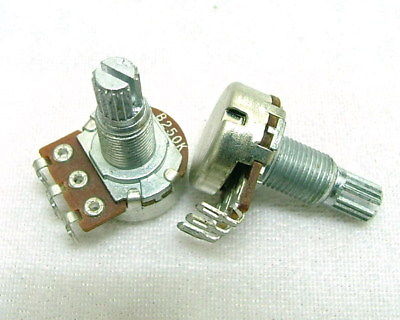 B250K Volume Tone Linear Pot Potentiometer Long Shaft