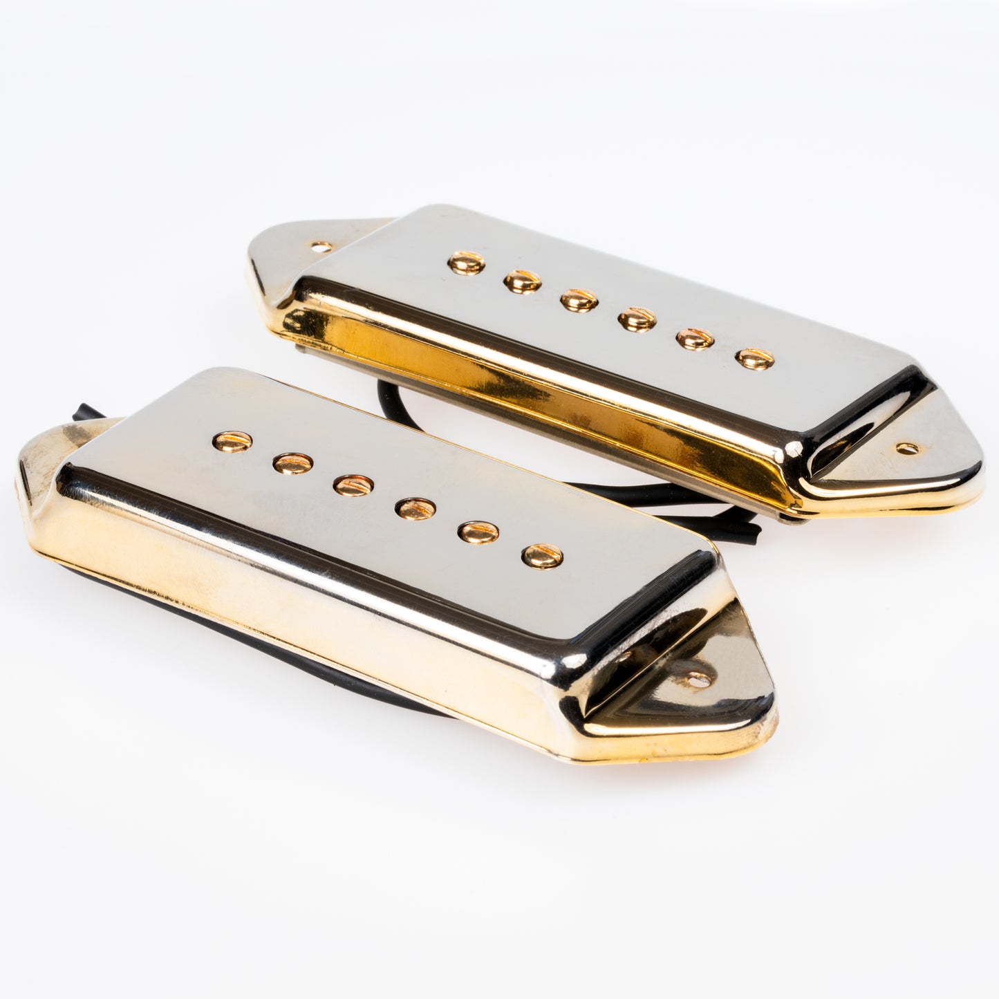 Artec Alnico 5 P90 Dog Ear Arched Pickup Set Gold