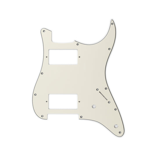 AE Guitars® HH Strat 3-PLY AW/B/W Cream Pickguard