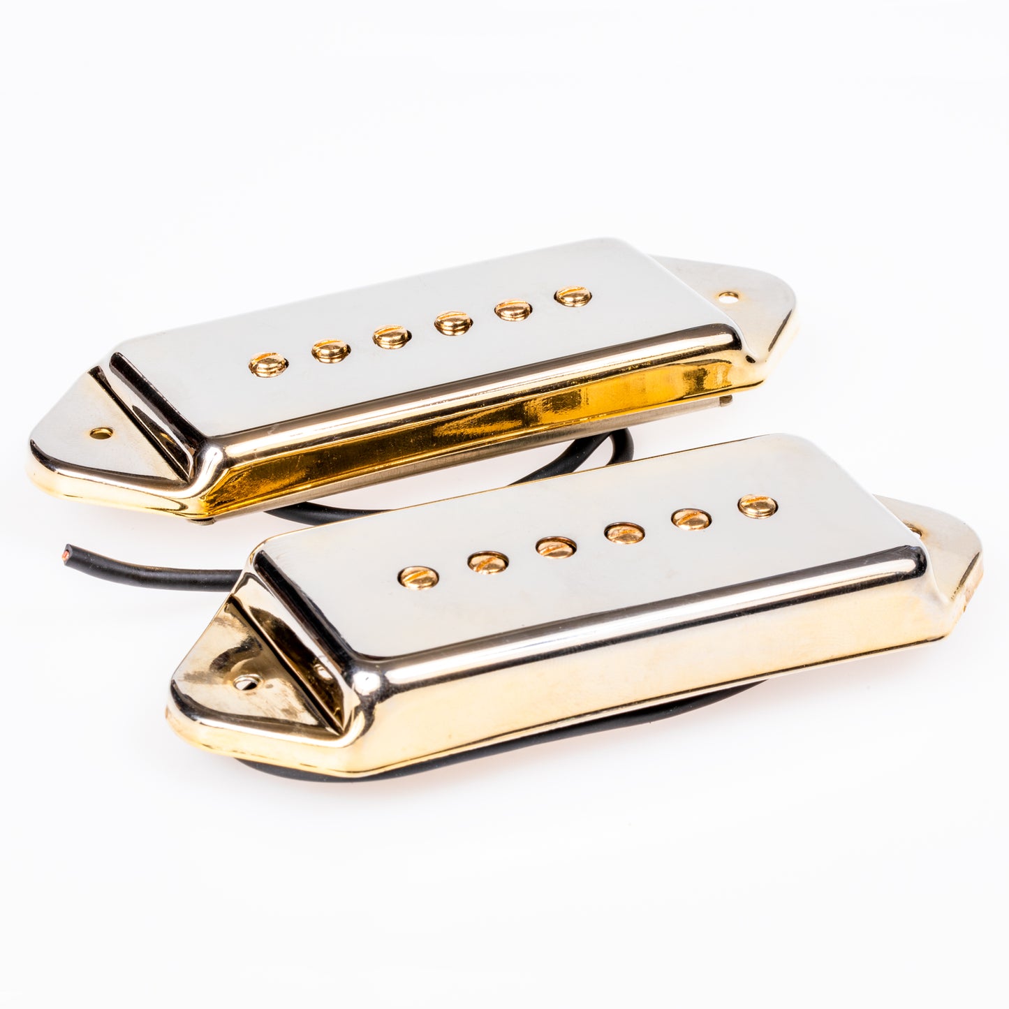 Artec Alnico 5 P90 Dog Ear Arched Pickup Set Gold