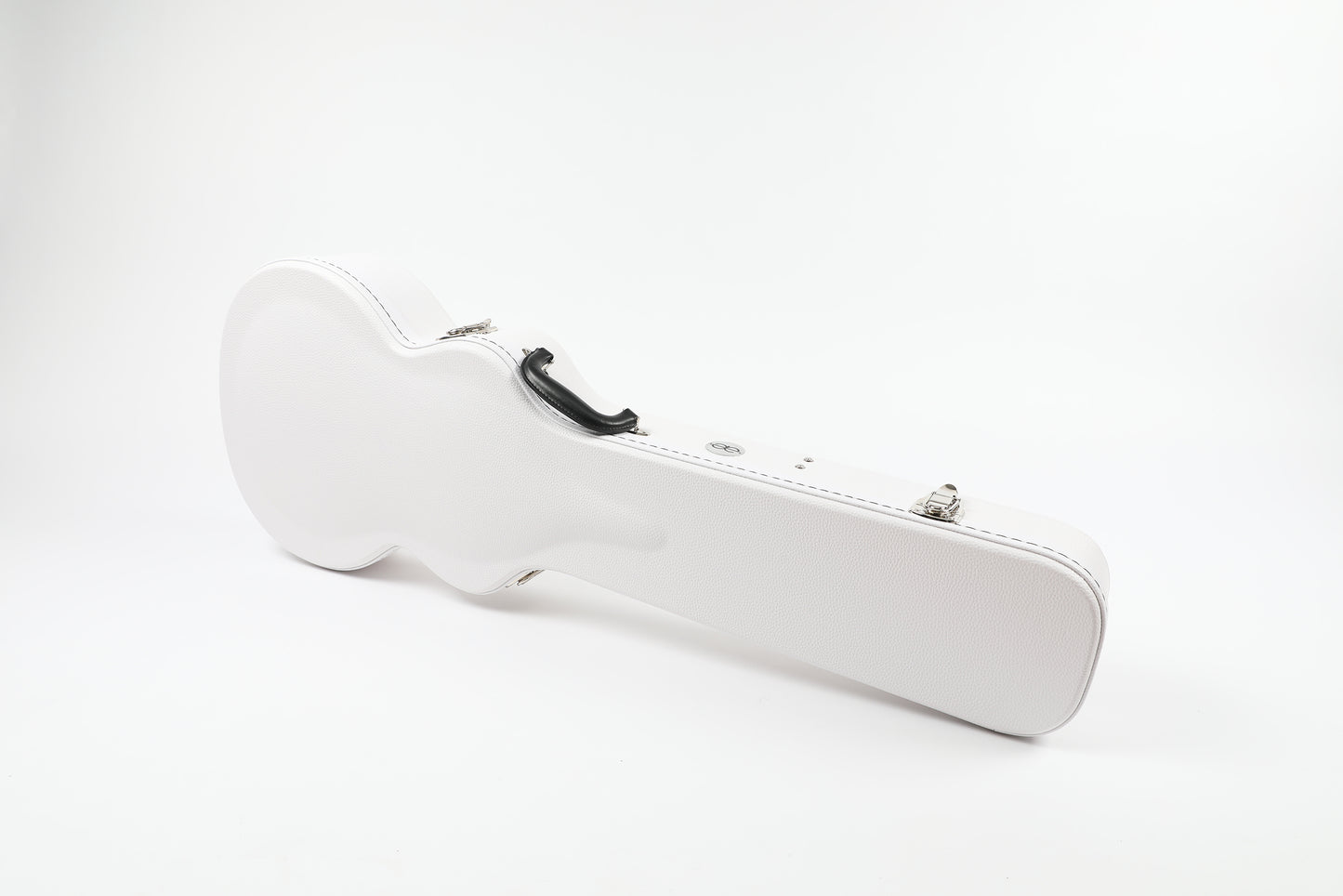 Allen Eden Arch Top Les Paul White Hard Shell Guitar Case